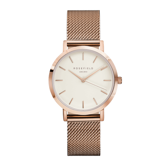 Rosefield The Tribeca Rosegold White