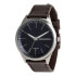 Quiksilver Bienville Leather Silver Blue Dark Brown BYJ0