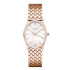 Rosefield The Oval White MOP Steel Rose Gold