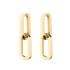 Rosefield n&aacute;u&scaron;nice Dual Hoops Gold
