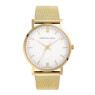 Hodinky Christian Lovell Premiere Gold Structure White Mesh Gold