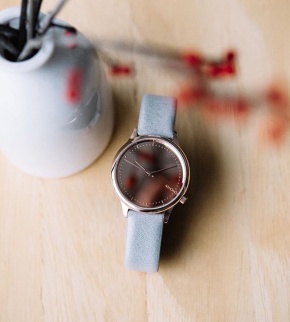 Komono Estelle Mirror Rose Gold Grey