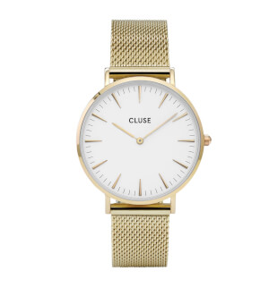 Cluse La Bohème Mesh Gold/White
