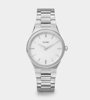 Cluse Vigoureux Steel White, Silver Colour