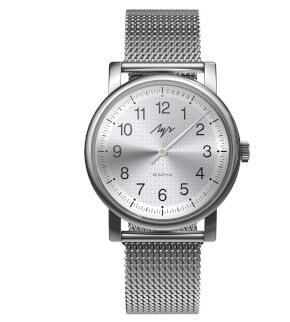 Hodinky Luch One-Hand Mesh Silver mechanické