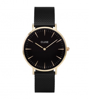Cluse La Bohème Mesh Gold Black/Black