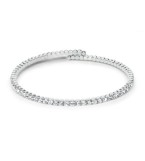 Lambretta náramek Crystal Bangle Silver 2mm