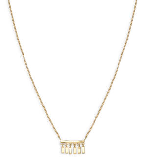Rosefield náhrdelník Iggy Multidrop Necklace Gold