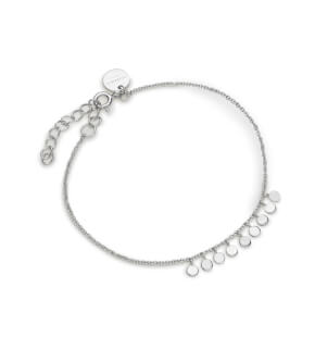 Rosefield náramek TOC Bracelet Multi micro coins Baxter Silver