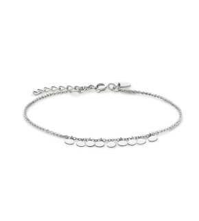 Rosefield náramek TOC Bracelet Multi micro coins Baxter Silver