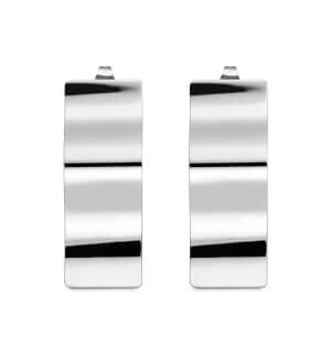 Rosefield náušnice Lois Wave Charm Earring Silver