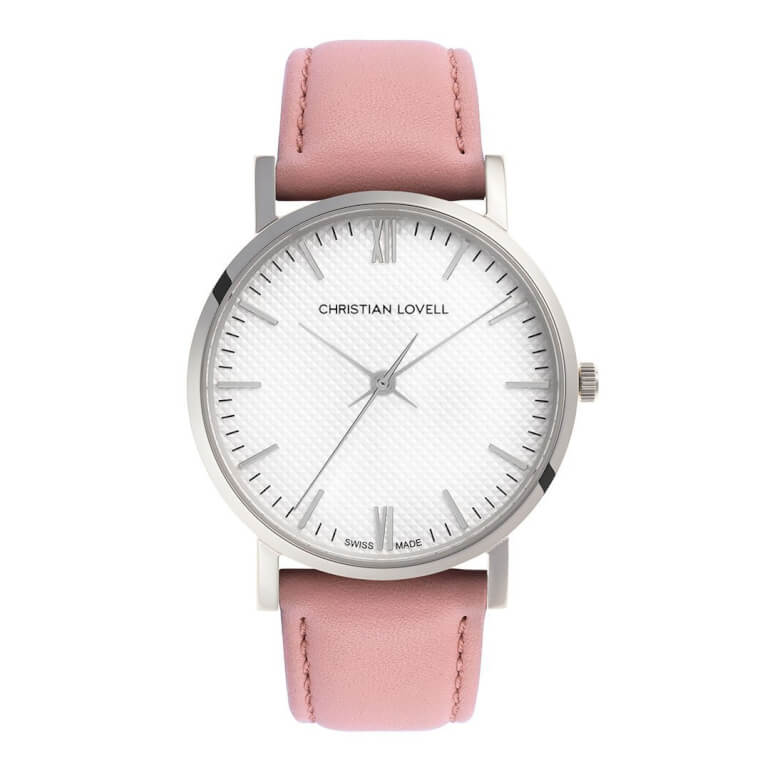 Premiere Silver Structure White Pink Strap