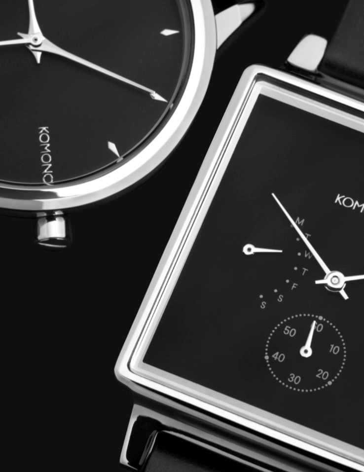 Konrad Black Silver Retrograde