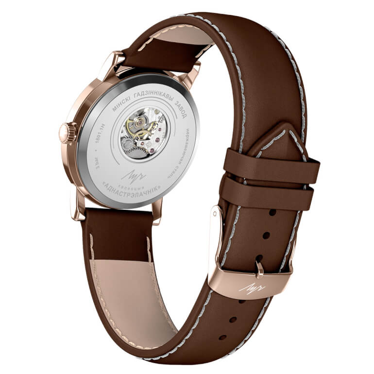 One-Hand Rosegold White Brown mechanick&eacute;