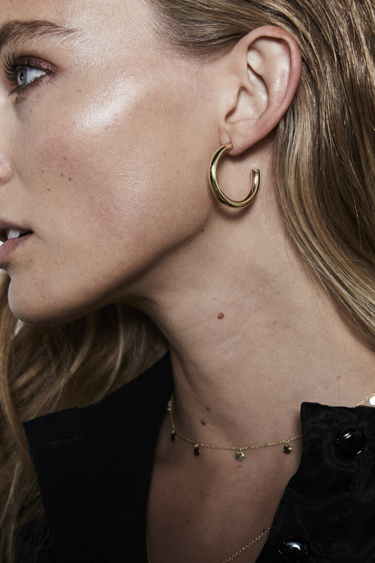 n&aacute;u&scaron;nice Iggy Classic Hoop Small Gold